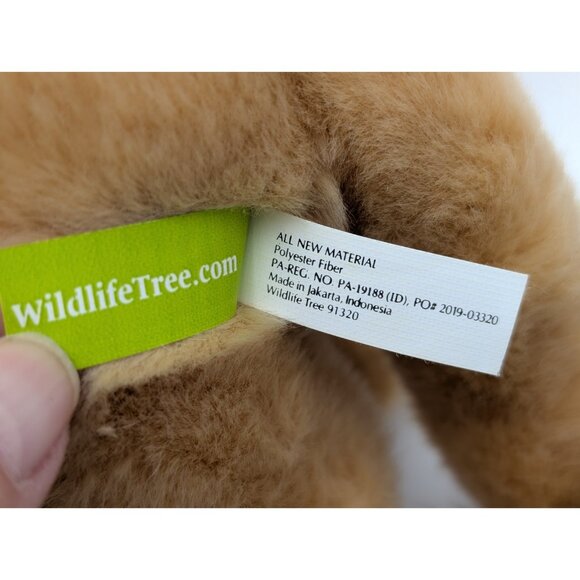 Wildlife Tree Lion Plush Brown Lot of 2 Stuffed Animal Toy - Picture 6 of 16